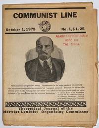 image of Communist line, theoretical journal of the Marxist-Leninist Organizing Committee. October 1, 1975, no. 1