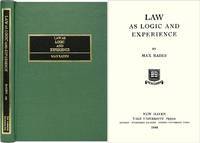 Law as Logic and Experience by Max Radin
- 2000
- from The Lawbook Exchange Ltd (SKU: 26840)