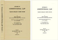 Studies in Constitutional Law: France, England, United States..