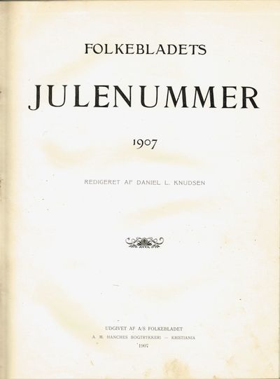 Samlebind med 5 julehefter: Folkebladets…