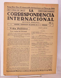 La correspondencia internacional; revista semanal, año V, num. 55, 22 Dicbre. 1933