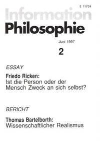Information Philosophie 2. Juni 1997.
