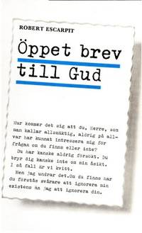 Öppet brev till Gud.