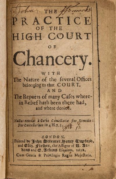 The Practice of the High Court of Chancery, With the Nature of the..