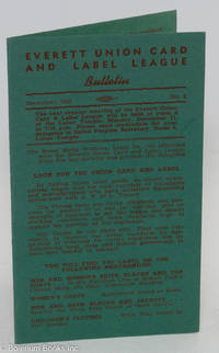 cover of Everett Union Card and Label League, bulletin, no. 2 (December 1950)
