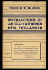 Recollections of an Old Fashioned New Englander