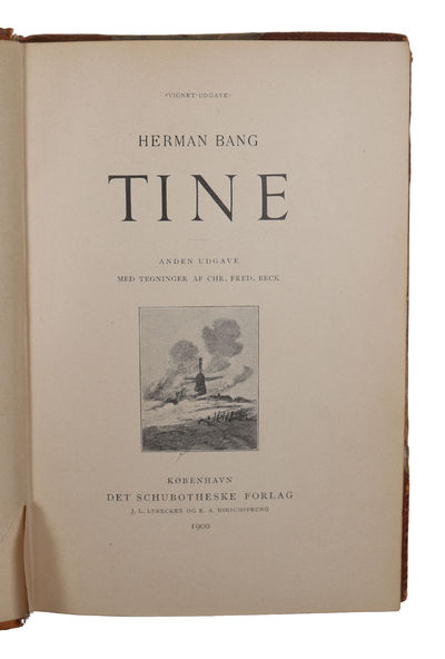 Tine. Anden Udgave. Med Tegninger af Chr. Fred. Beck. - [DEDIKATIONSEKSEMPLAR.] (photo 3)