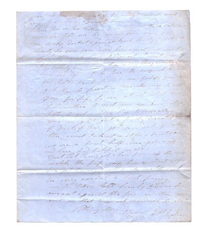 Two 1850s illustrated letter sheets...; (photo 3)