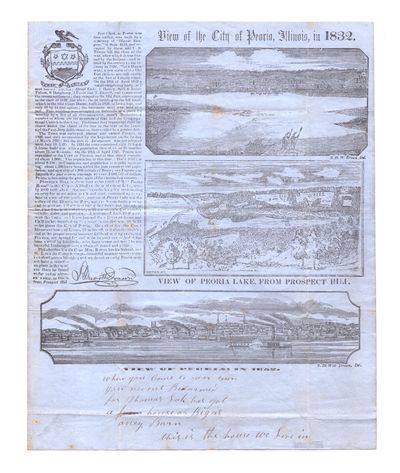 Two 1850s illustrated letter sheets...; (photo 4)