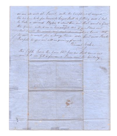 Two 1850s illustrated letter sheets...; (photo 6)