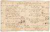 Colonial Era Ledger Document Signed by the Prominent New England Slave Trader William Vernon, 1762