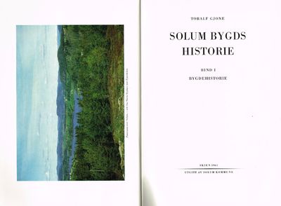Solum bygds historie. I-II. (photo 2)