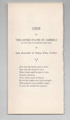 Ode to the United States of America (At the Close of the Second World War)