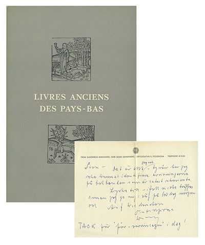 Livres anciens des Pays-Bas. La collection…
