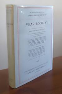 Year Book VI: publications of the Leo Baeck Institute of Jews From Germany