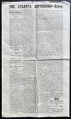The Atlanta Republican --- Extra....Saturday, December 18, 1880 [caption title]