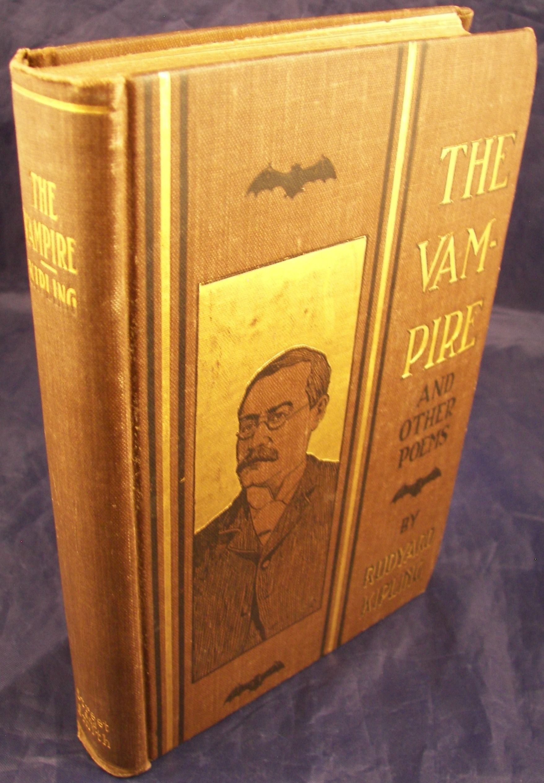 The Vampire and Other Poems by Rudyard Kipling Hardcover Circa 1899