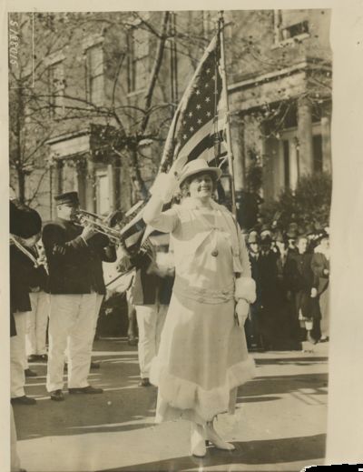 Press Photo of Woman Suffrage...
