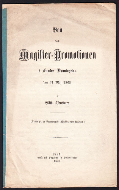 Bön wid magister-promotionen i Lunds domkyrka den…