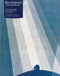 Bonhams & Butterfields Auction Catalog Books, Manuscripts, Entertainment Memorabilia, 2003