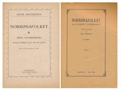 Norrønafolket. (Illustreret folkeskrift).