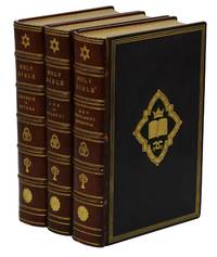 cover of The Holy Bible (Three Volumes in Signed Zaehnsdorf Bindings)