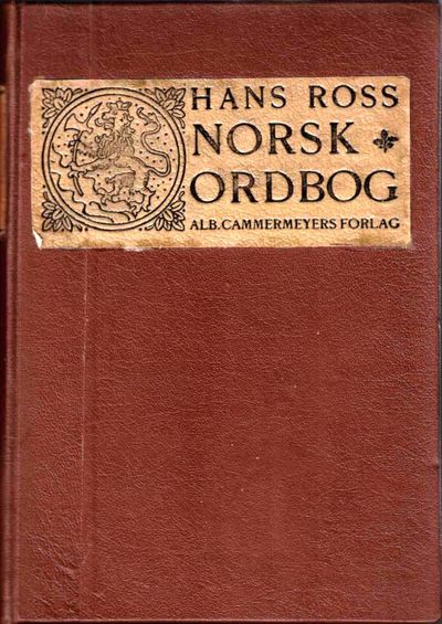 Norsk Ordbog. Tillæg til 