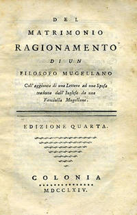 Del matrimonio ragionamento di un filosofo…