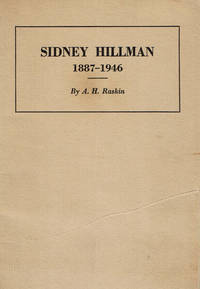 SIDNEY HILLMAN 1887-1946.