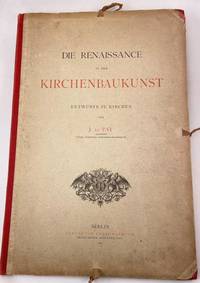 Die Renaissance in der Kirchenbaukunst, Entwürfe zu Kirchen.