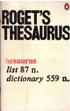 ROGET'S THESAURUS. New Edition