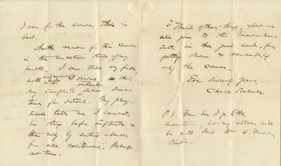 Letter from Charles Sumner to John Z....; (photo 1)