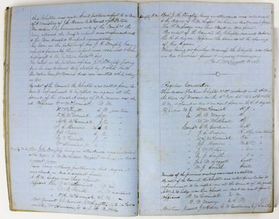 Minutes of the Henderson Yoakam Chapter No. 39 [manuscript cover title]