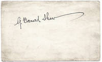 George Bernard Shaw Autograph on a Plain Postcard by George Bernard Shaw