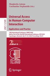 Universal Access in Human-Computer Interaction. Applications and Practice : 14th International...