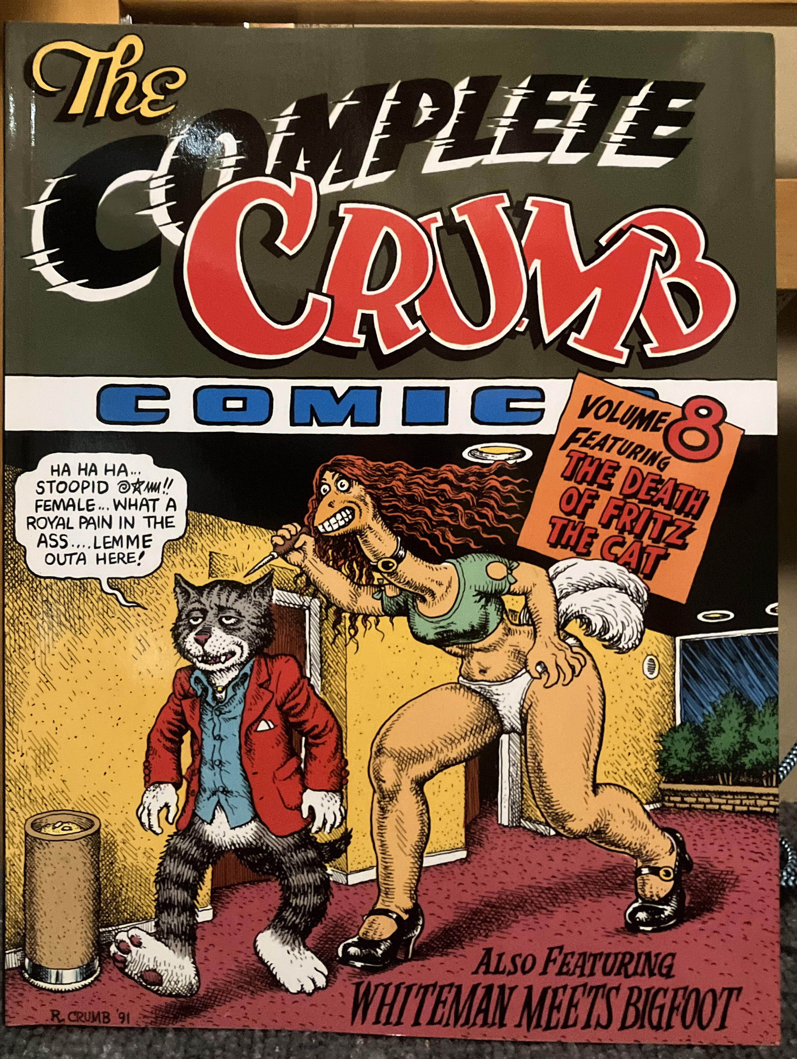 The Complete Crumb Comics Vol. 8: The Death of Fritz the Cat by R 