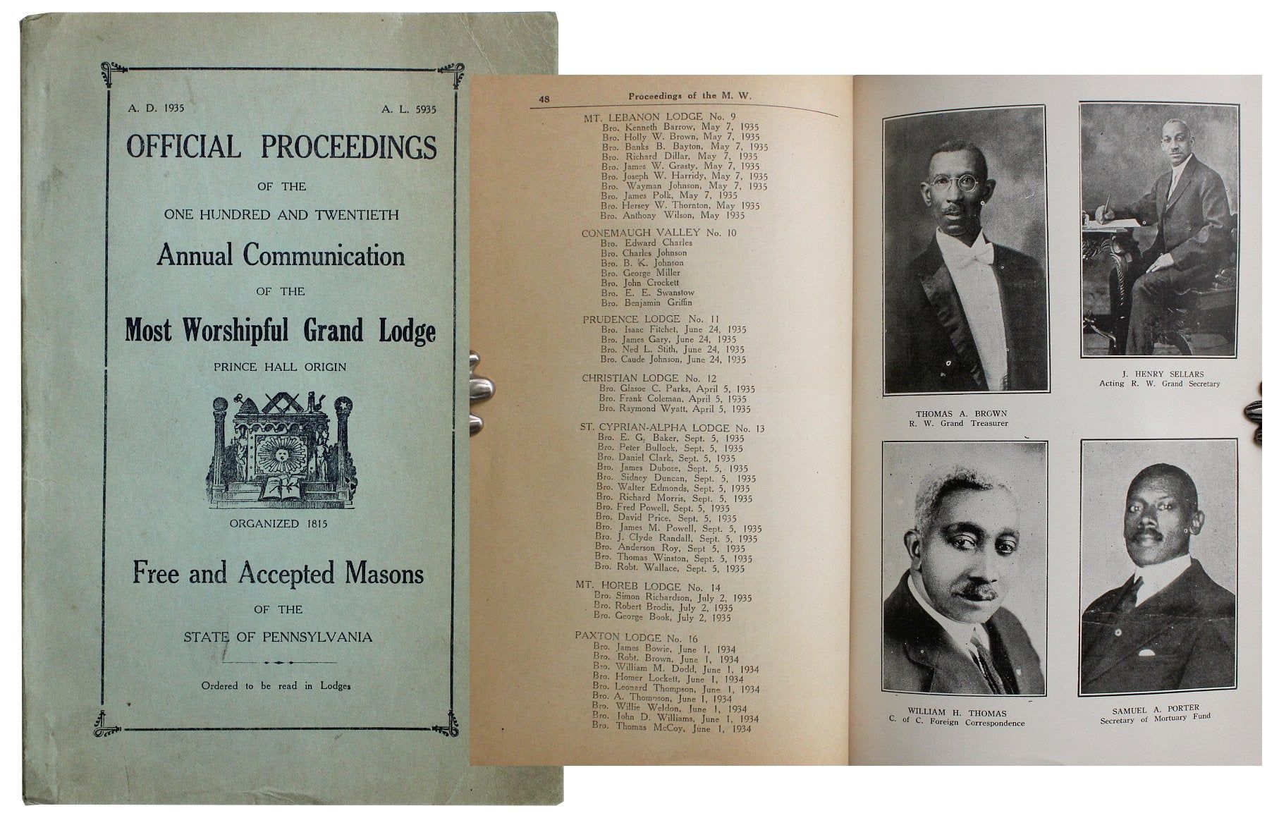 Official Proceedings of the One Hundred and Twenti