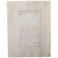 AUTOGRAPH LETTER SIGNED by Louisa J. Hall de Hall, Louisa J