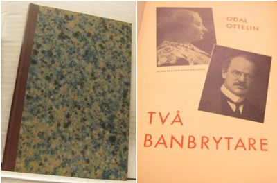 Två banbrytare. Ellen Key och Knut Kjellberg.