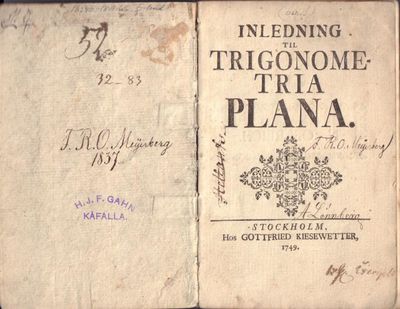 Inledning till trigonometria plana.