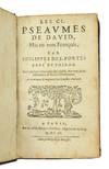 View Image 3 of 7 for Les CL. Pseaumes de David, mis en vers francois... Poesies chrestiennes.... Quelques prieres et medi... Inventory #126366