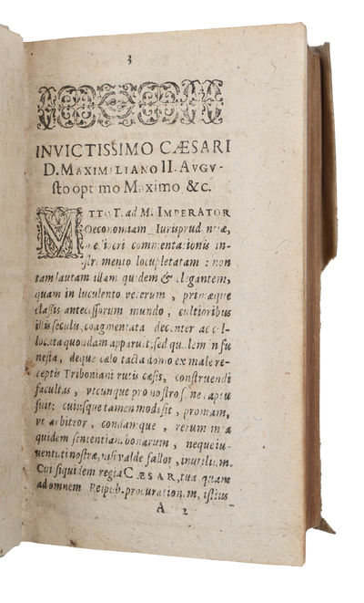 Iurisconsulti Clarissimi Commentarius Iuris, Oeconomia iam olim dictus... (photo 2)