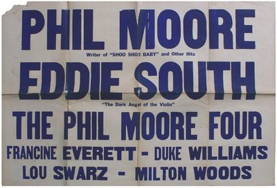 [Large Poster Promoting Phil Moore and Others]