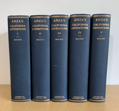Berkeley, CA: University of California Press, 1930. 5 Volumes, complete. Thick 8vo. (xxiv), 529, ; (...