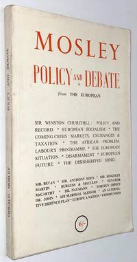 Mosley: politics and debate