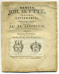 Merita Joh. Skytte, senioris, litteraria. A.a.