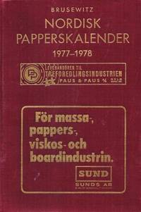 Brusewitz Nordisk papperskalender 1977-1978.