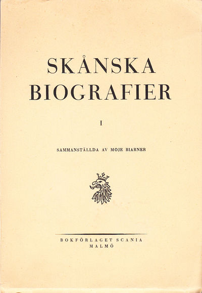 Skånska biografier I. Sammanställda av Moje…