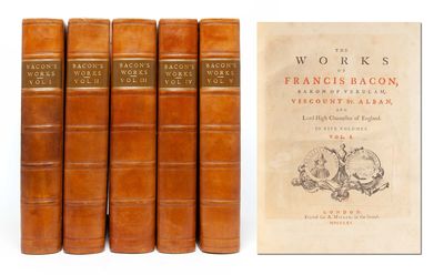 The Works of Francis Bacon, Baron of Verulam...in Five Volumes