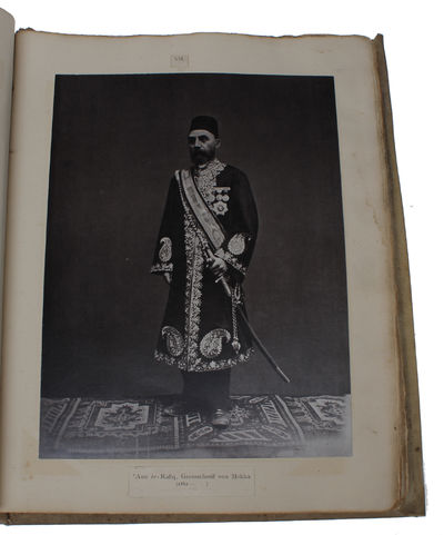 Mekka. I Die Stadt und ihre Herren. II. Aus dem heutigen Leben. (+ Bilder-Atlas). 2 text-volumes + atlas. - [PIONEERING WORK ON MECCA] (photo 3)